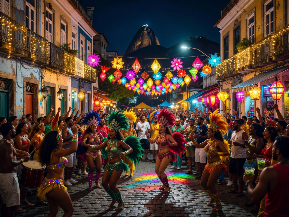 Rio De Janeiro Lapa Arches Street Nightlife Party